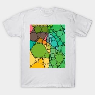 Yellow and Green Bubbles T-Shirt